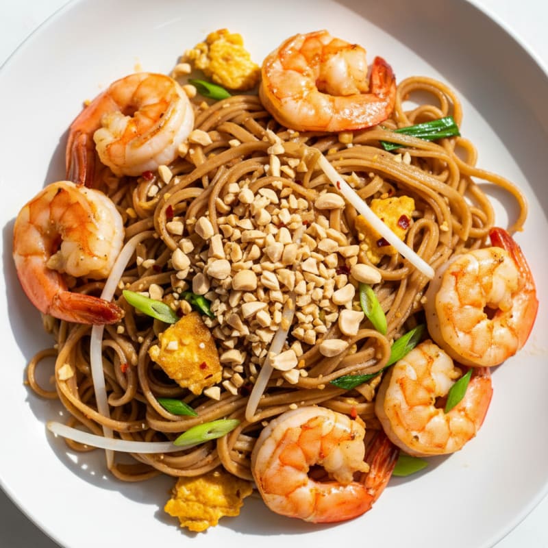 Shrimp Pad Thai Noodles