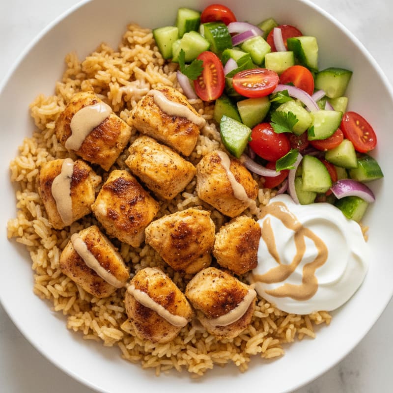 Chicken Shawarma Rice Bowl