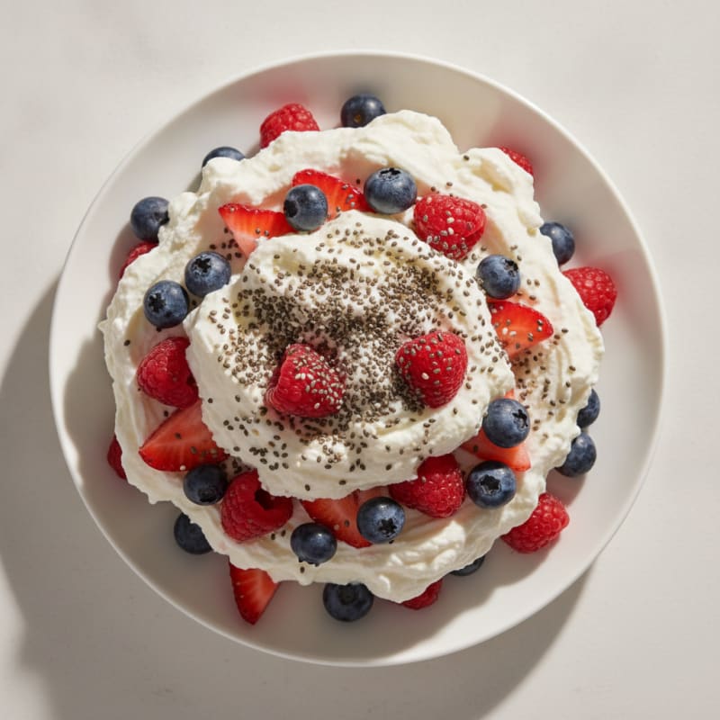 Creamy Greek Yogurt Protein Parfait with Mixed Berries