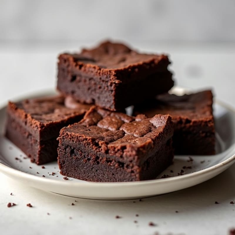 Flourless Dark Chocolate Sweet Potato Brownies