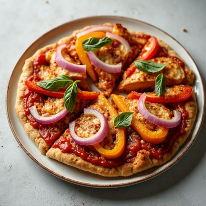 Grilled BBQ Chicken Flatbread Pizza