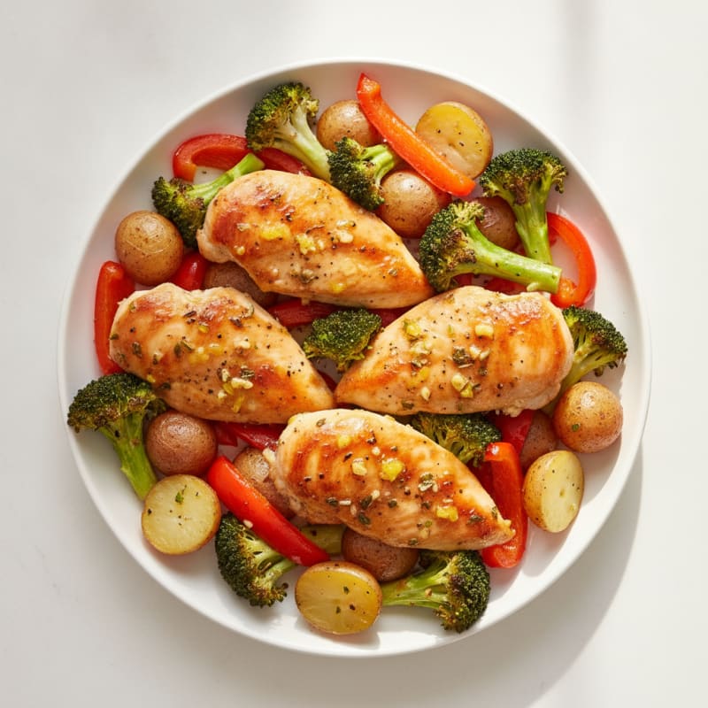 Sheet Pan Lemon Herb Chicken