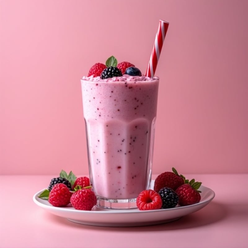 Creamy Berry Protein Shake