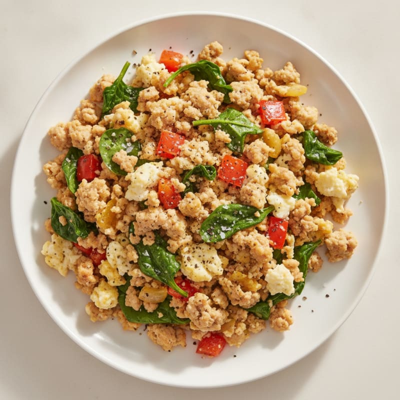 Lean Turkey and Egg Scramble