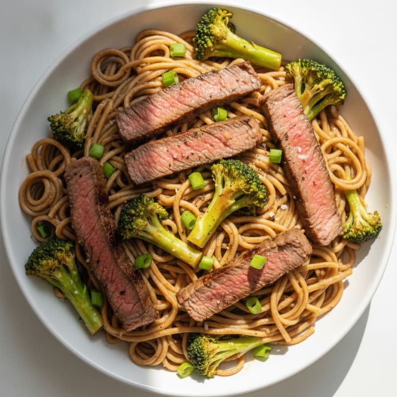 Beef and Broccoli Chow Mein