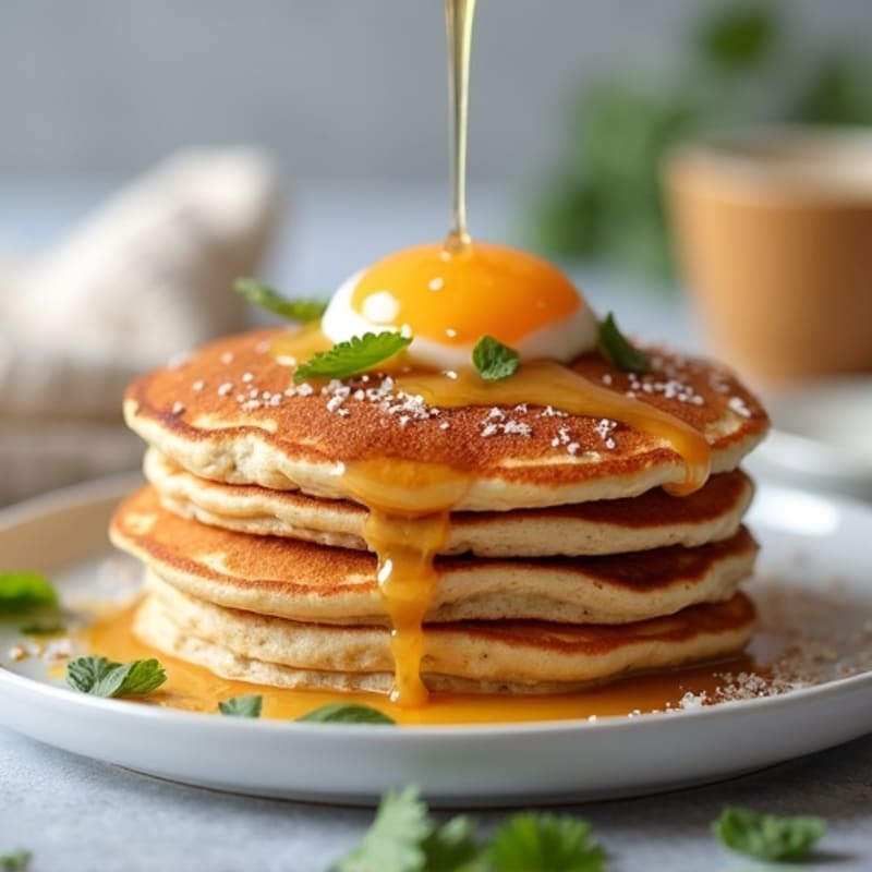 Fluffy High-Protein Whole Grain Pancakes