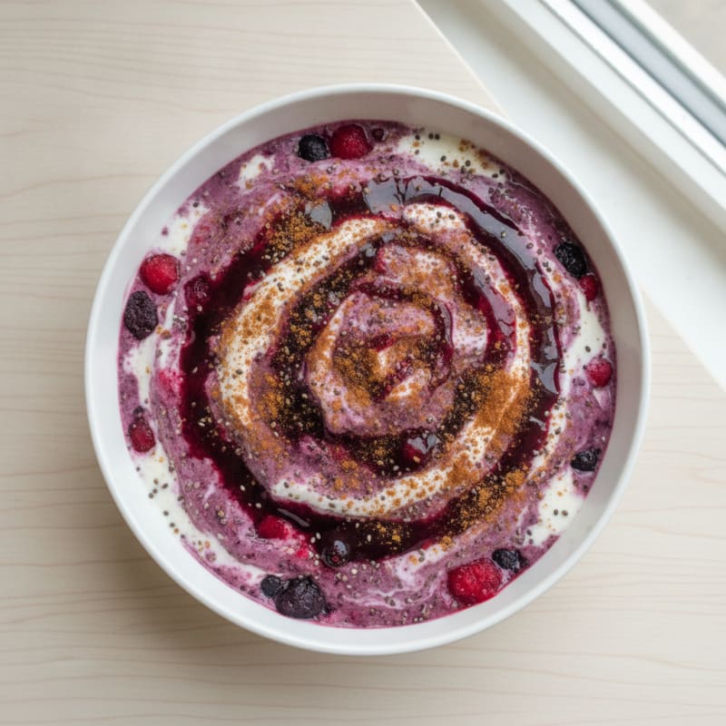 Banana Berry Breakfast Smoothie