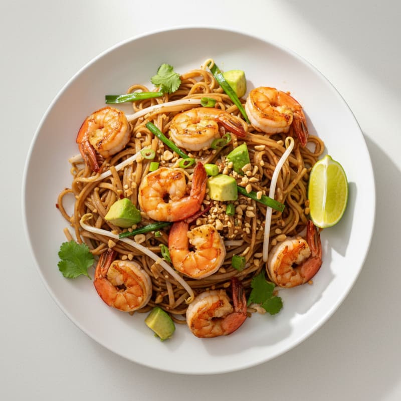 Shrimp Pad Thai Noodles