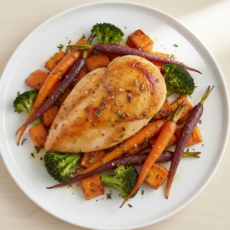 Herb-Roasted Chicken with Root Vegetables