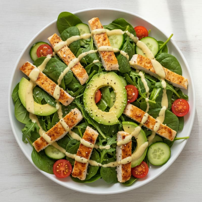 Vibrant Garden Green Salad