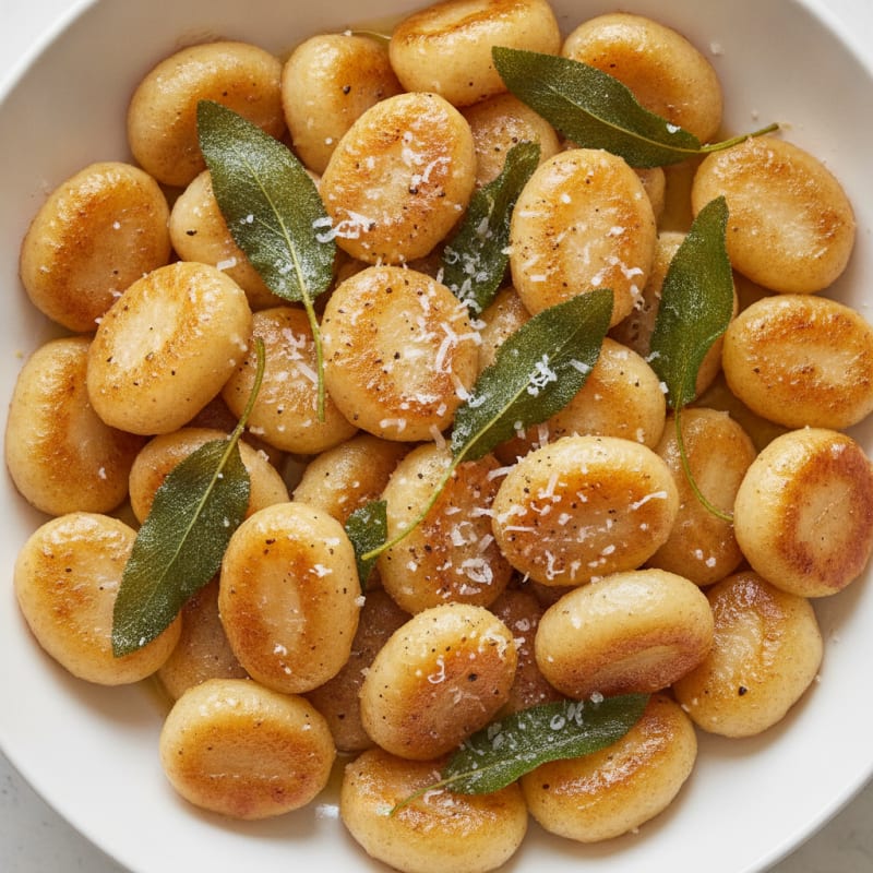 Ricotta Gnocchi with Sage Butter Sauce