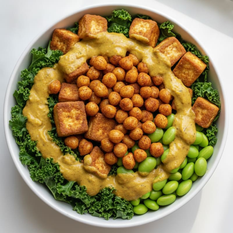 Roasted Chickpea and Veggie Buddha Bowl