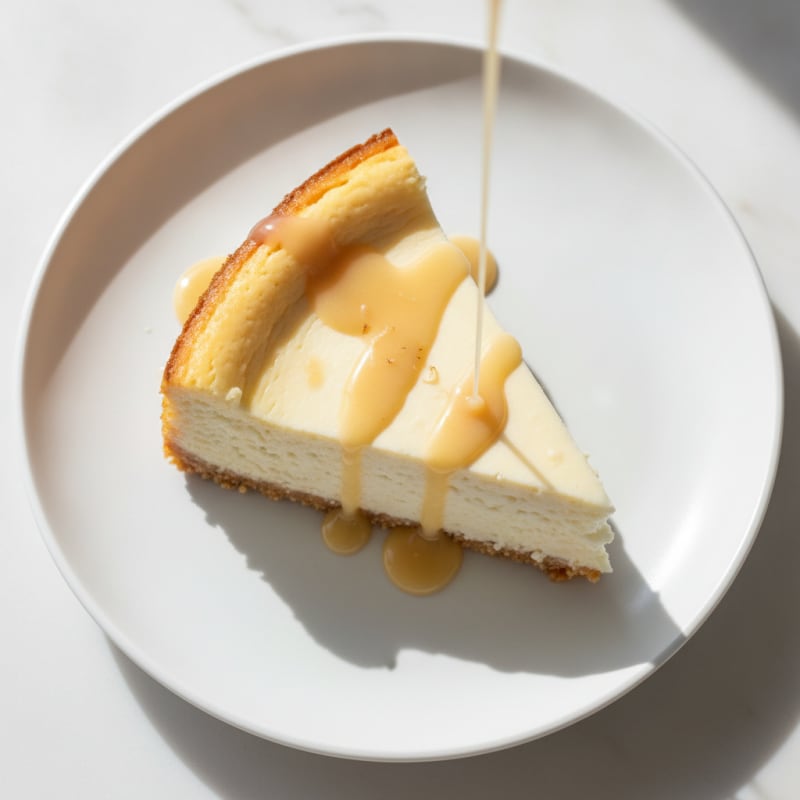 Creamy Vanilla Protein Cheesecake
