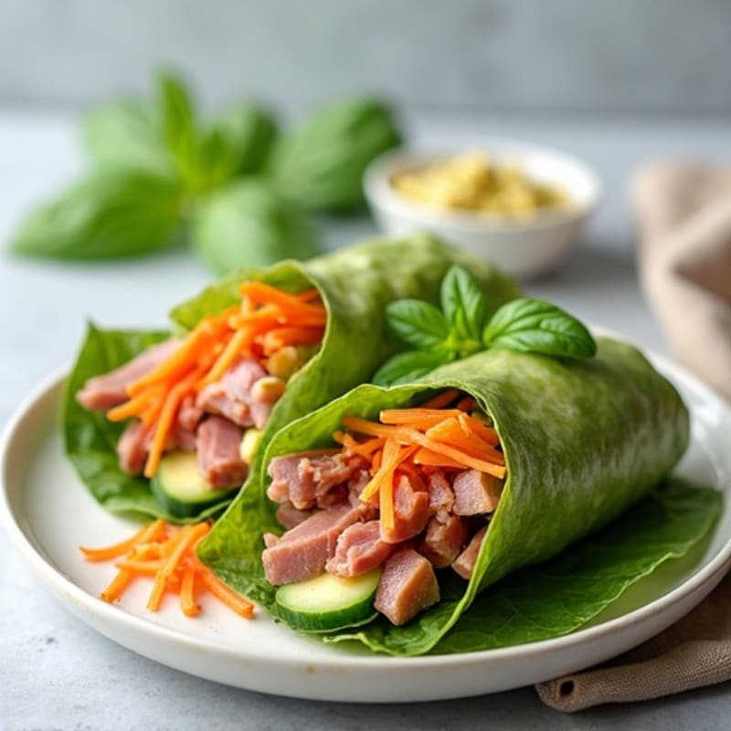 Fresh Tuna and Avocado Rice Paper Rolls