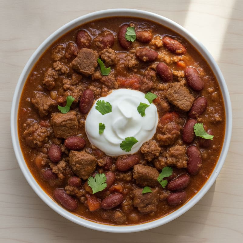 Hearty Beef and Bean Chili