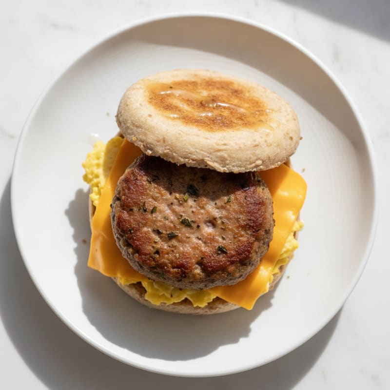 Sausage, Egg, and Cheese English Muffin