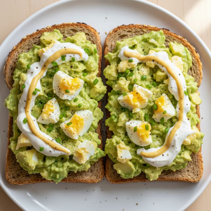 Avocado Egg Salad Toast