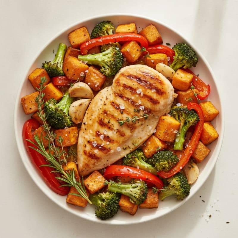 Lemon Herb Chicken with Roasted Vegetables