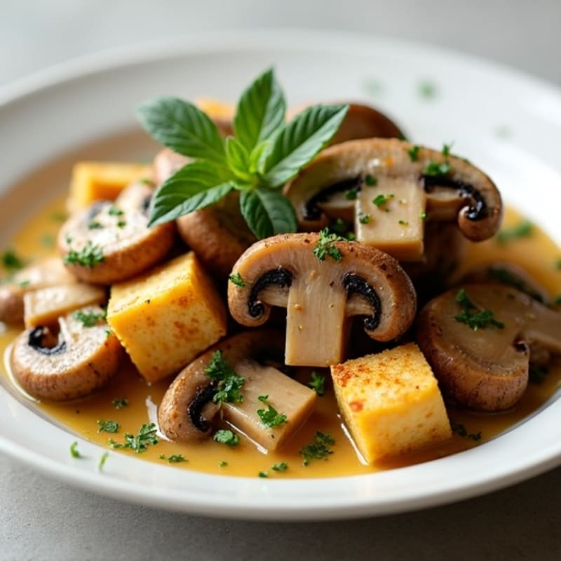 Garlic-Butter Roasted Mushrooms with Fresh Herbs