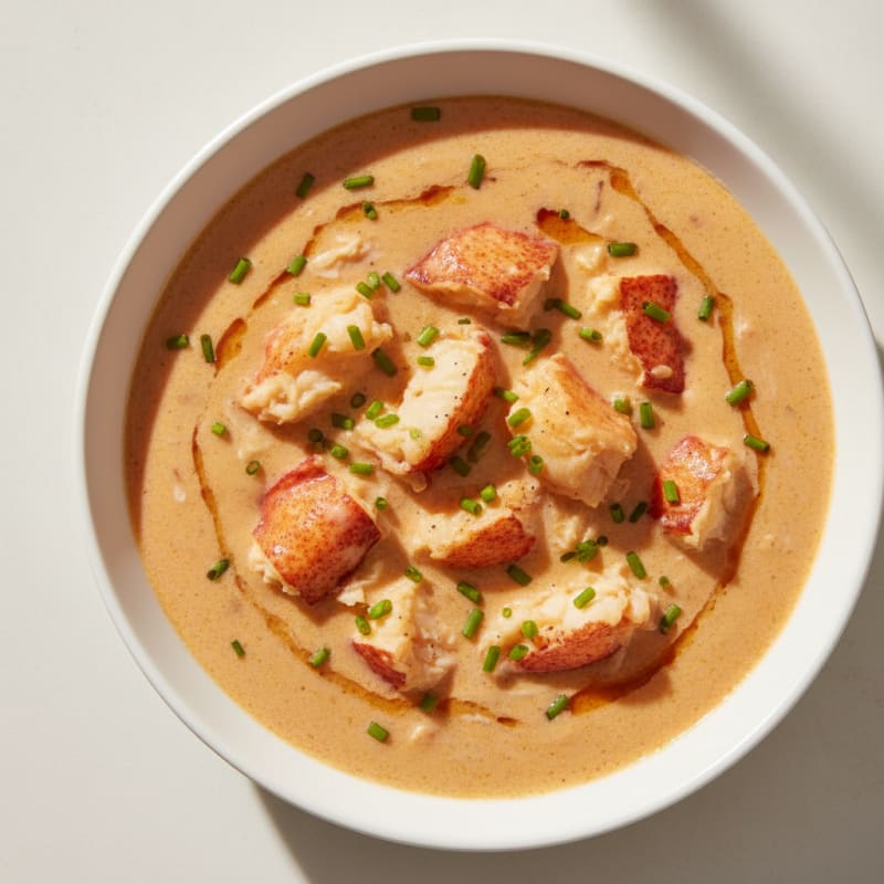 Rich Lobster Bisque with Sherry