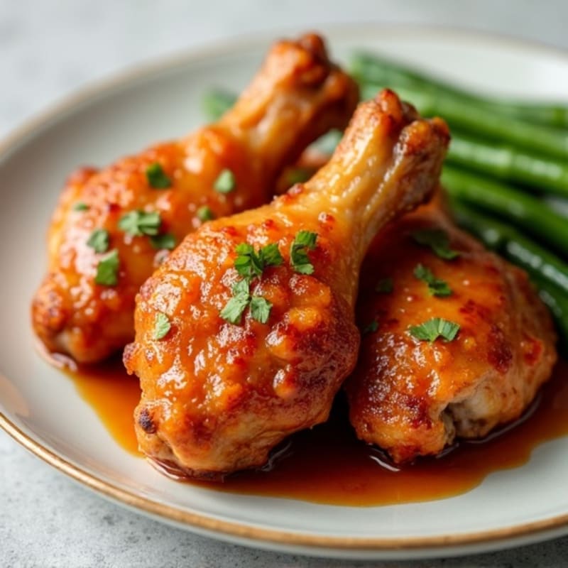 Crispy Baked Honey-Garlic Chicken Wings
