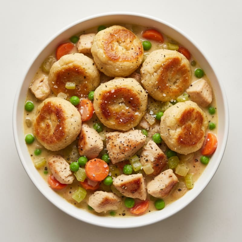 Creamy Herb Chicken and Dumplings