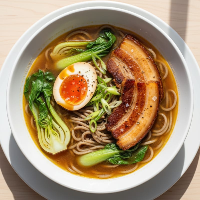 Tender Pork Belly Ramen Bowl