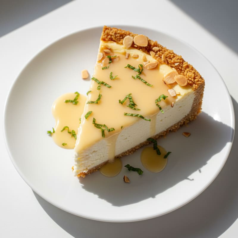 Creamy Greek Yogurt Protein Cheesecake