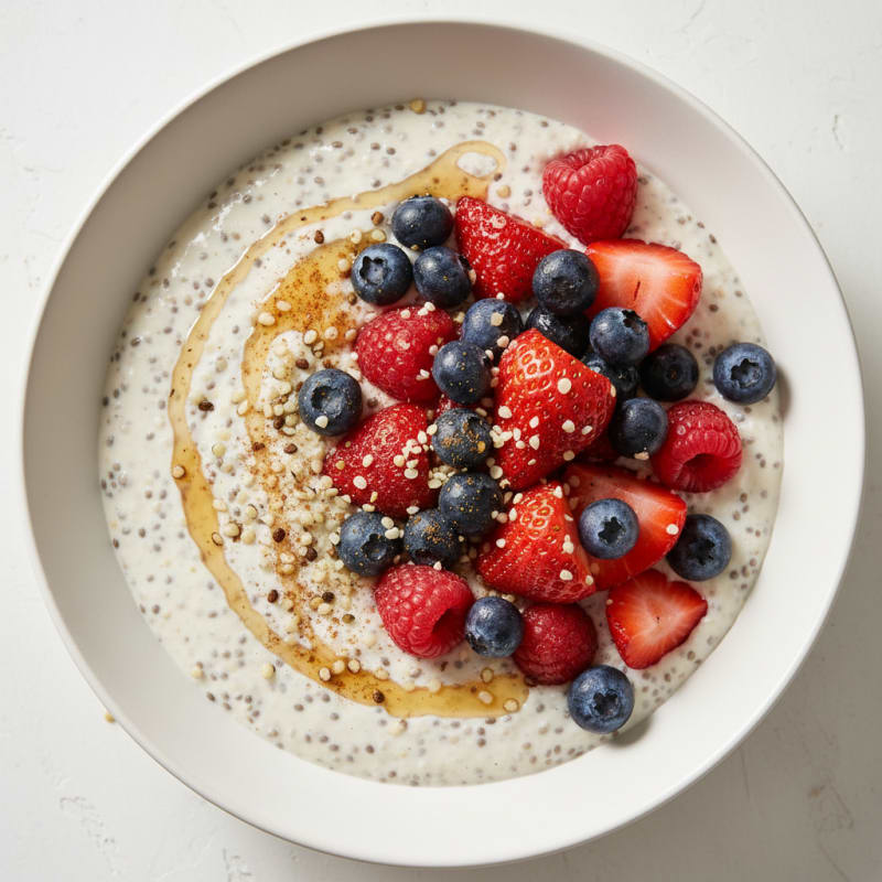 Berry Chia Seed Pudding