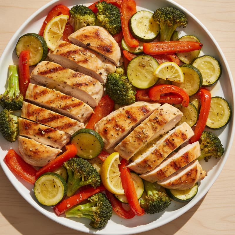 Sheet Pan Lemon Herb Chicken and Veggies