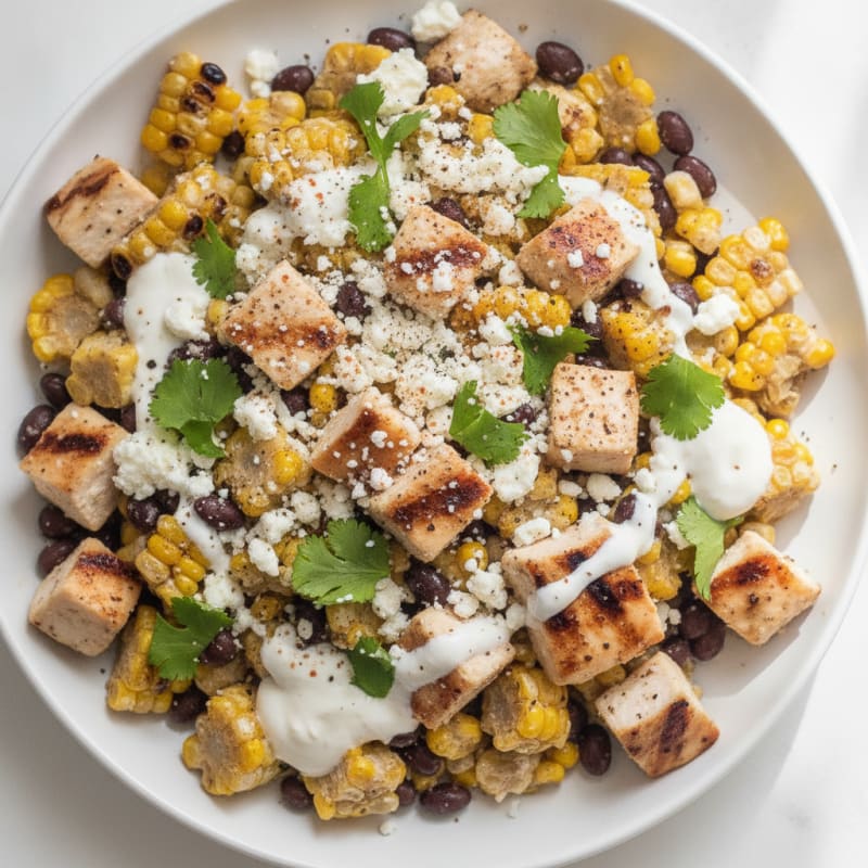 Grilled Corn with Chili-Lime Crema