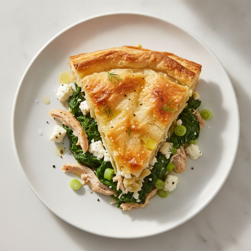 Spinach and Feta Phyllo Pie