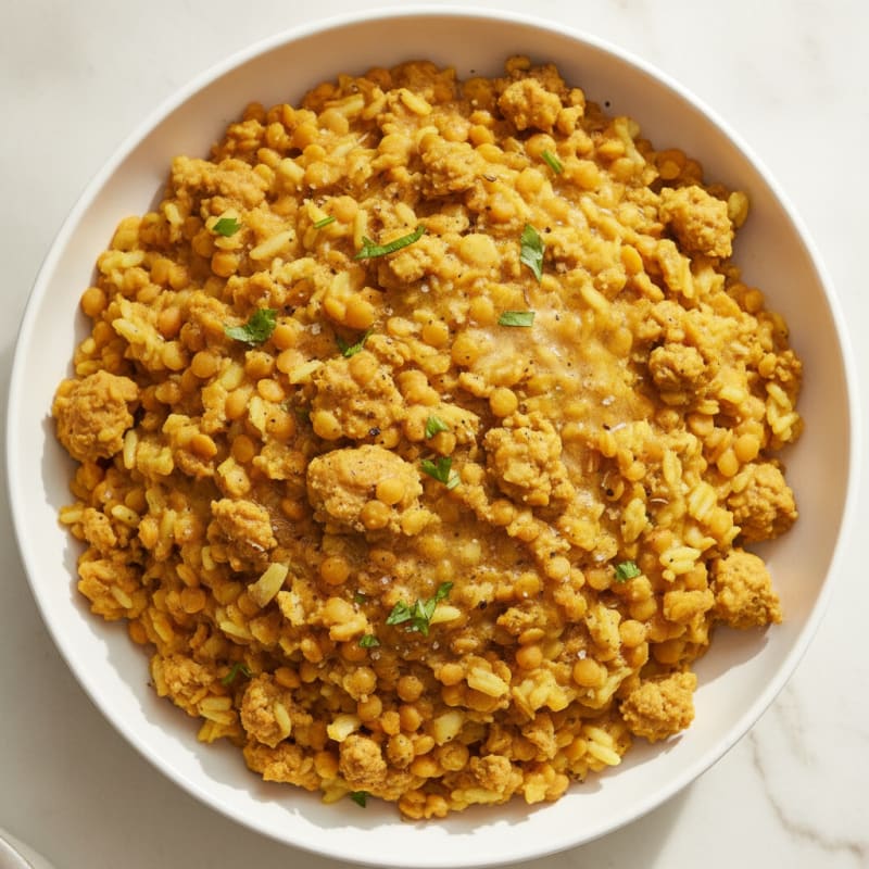 Golden Lentil and Rice Kichari