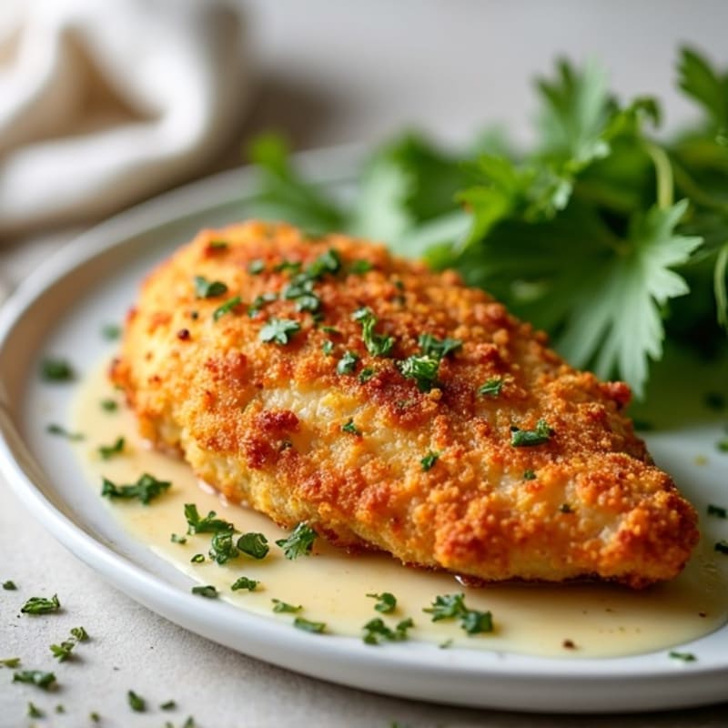 Crispy Baked Buttermilk Chicken with Herbs