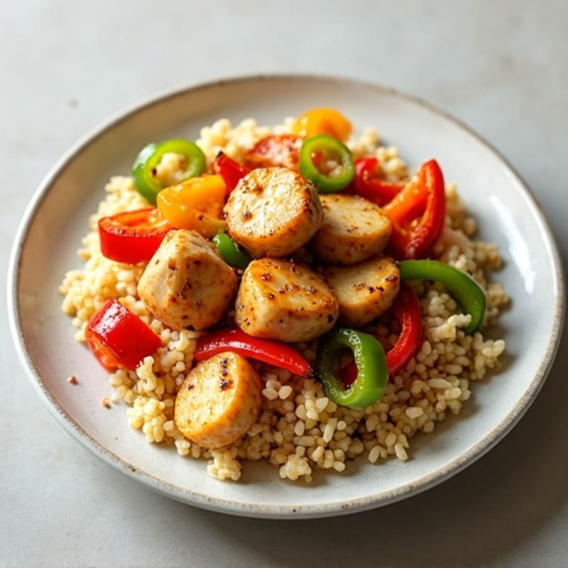 Cauliflower Rice Chicken Stir-Fry