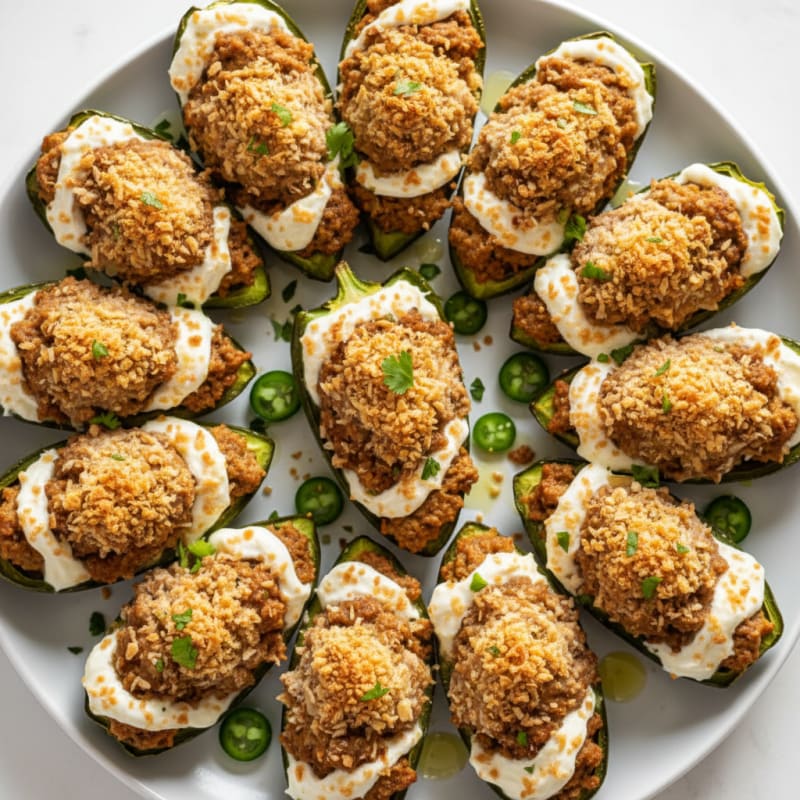 Crispy Jalapeño Poppers with Cream Cheese
