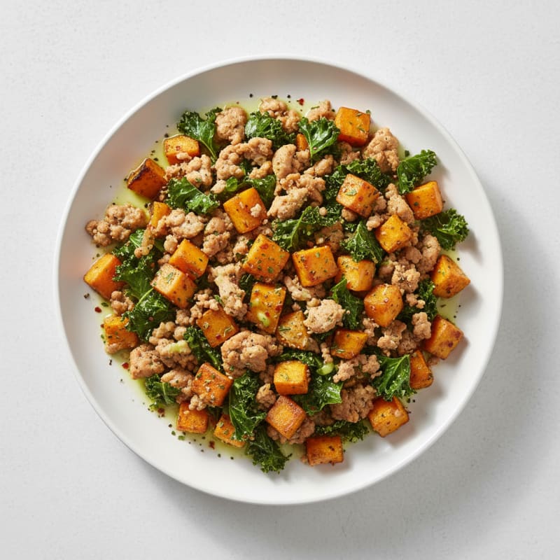 Sweet Potato and Kale Hash