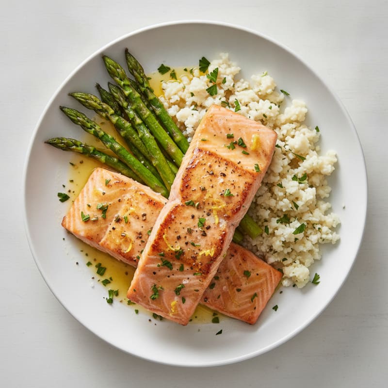 Lemon Herb Grilled Salmon