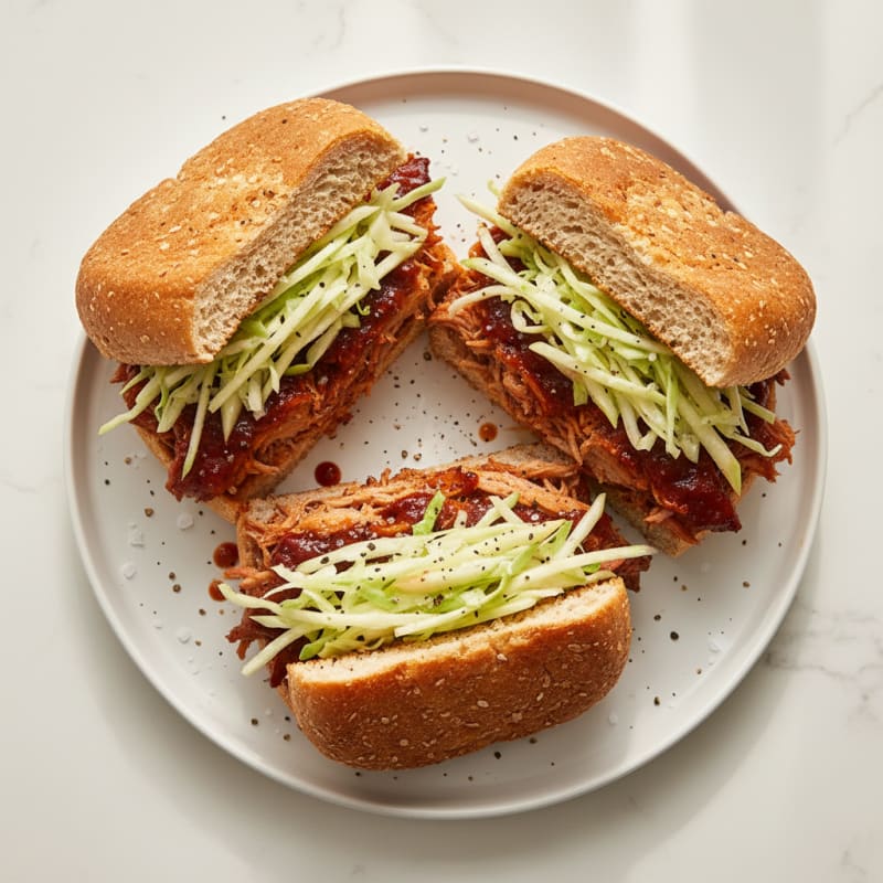 Smoky BBQ Pulled Pork Sandwiches