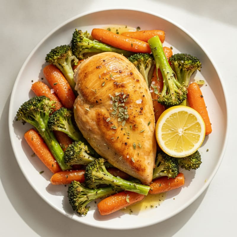 Lemon Herb Chicken with Roasted Vegetables
