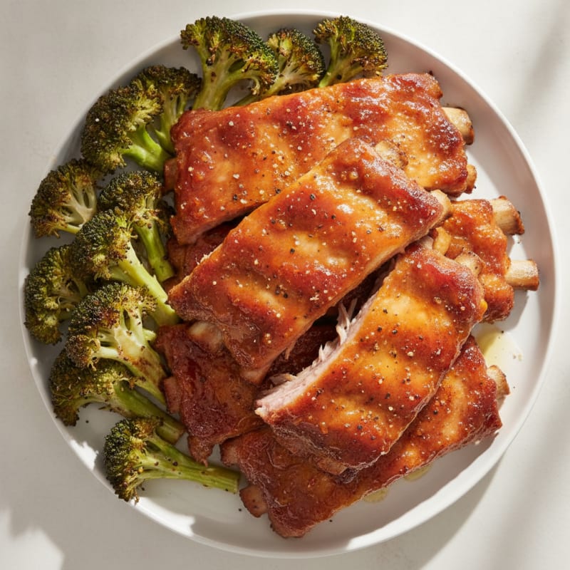 Sweet & Sticky BBQ Baby Back Ribs