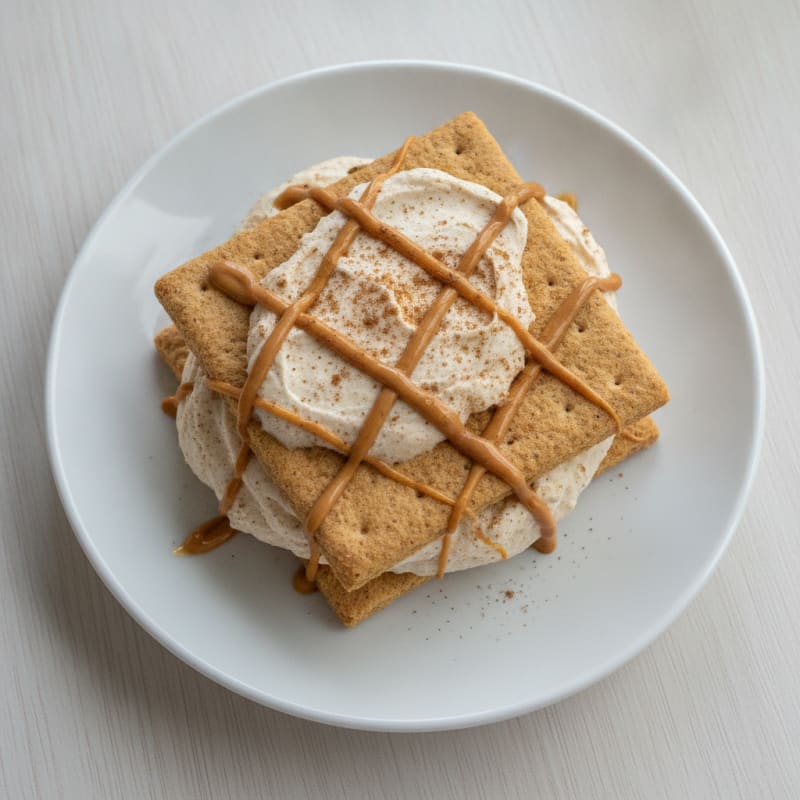 Peanut Butter Graham Cracker Protein Sandwich
