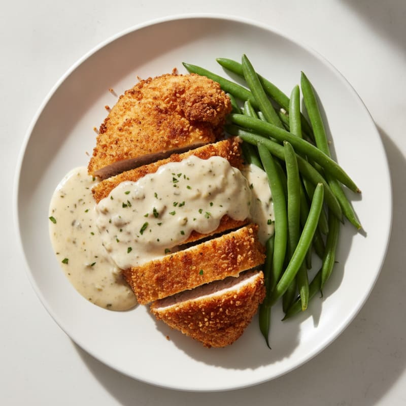 Buttermilk Fried Chicken with Creamy Gravy