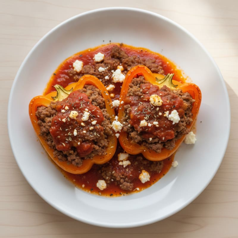 Ground Beef Stuffed Bell Peppers