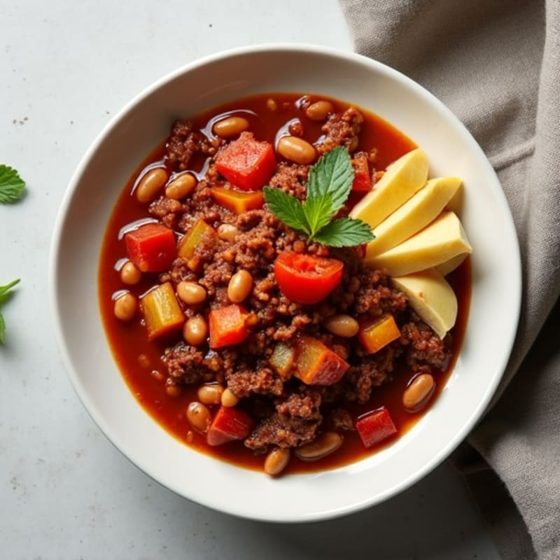 Hearty Slow Cooker Lean Beef Chili