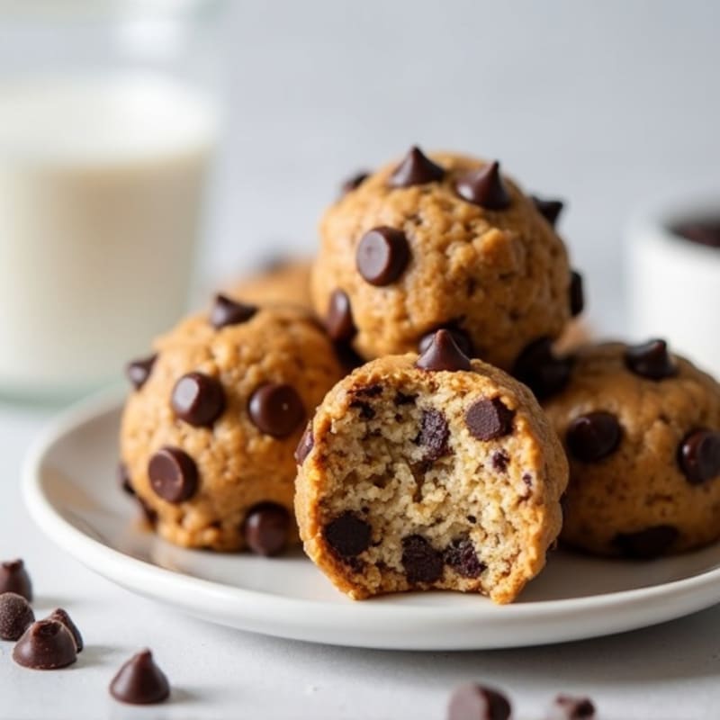 Healthy Chocolate Chip Protein Cookie Dough Bites