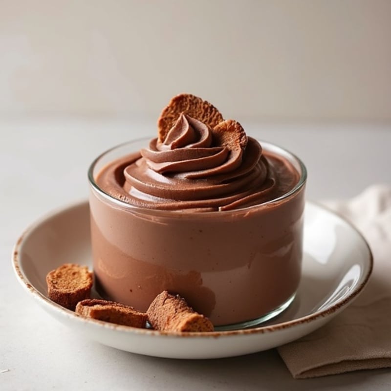 Silky Chocolate Protein Pudding with Greek Yogurt
