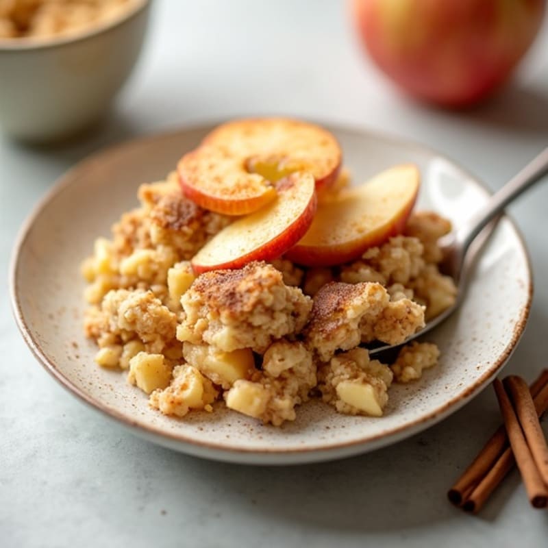 Cinnamon Swirl Protein Baked Oats