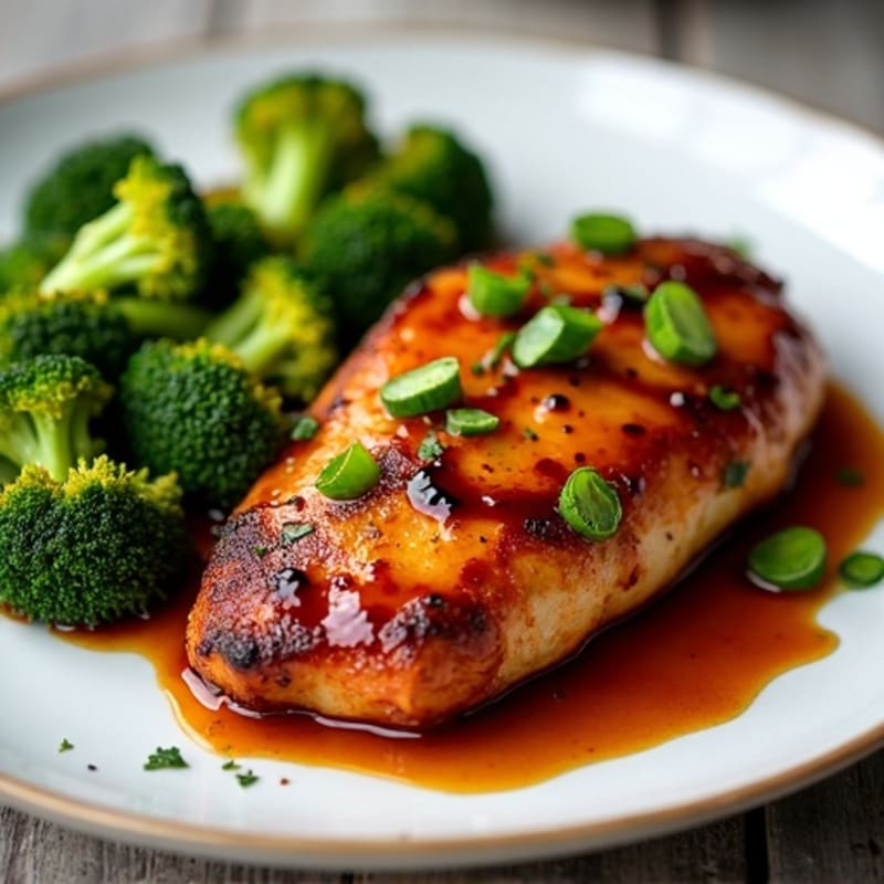Sticky Teriyaki Chicken with Roasted Broccoli