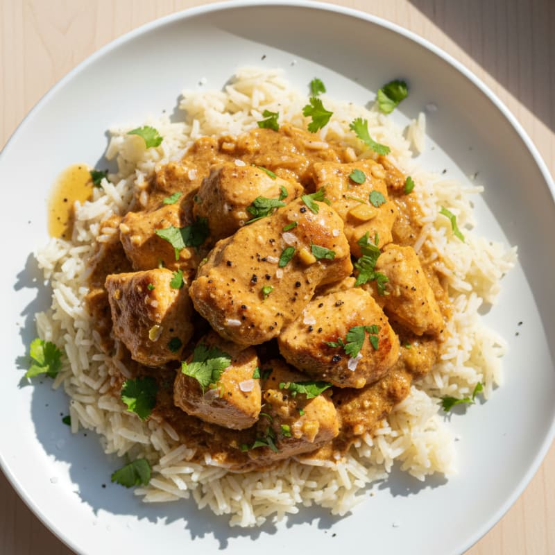Spiced Butter Chicken with Basmati Rice